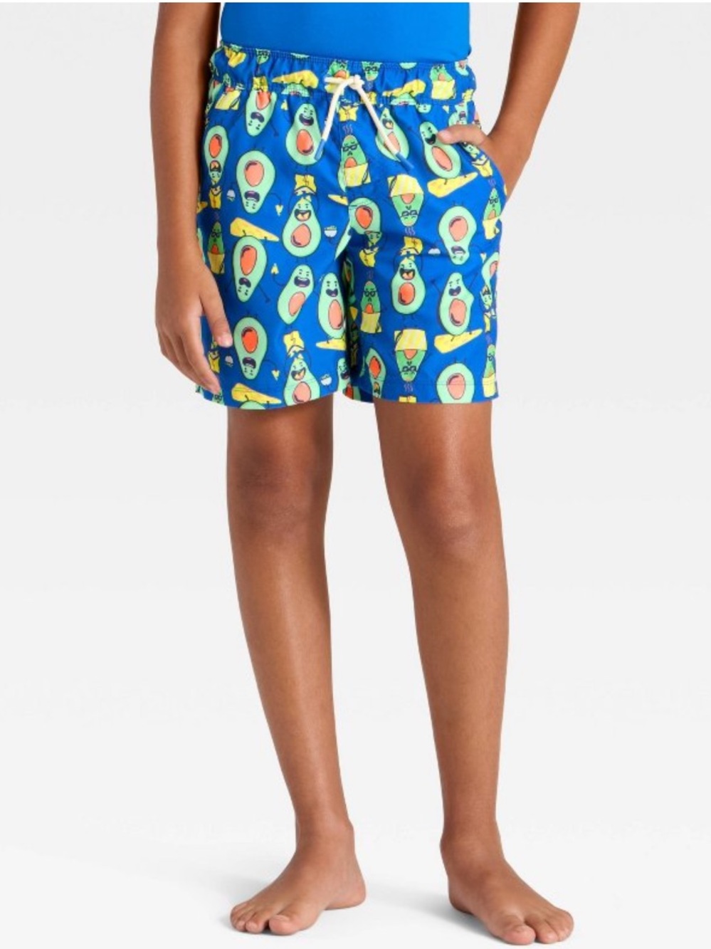 Cat & Jack Avocado Print Swim Shorts